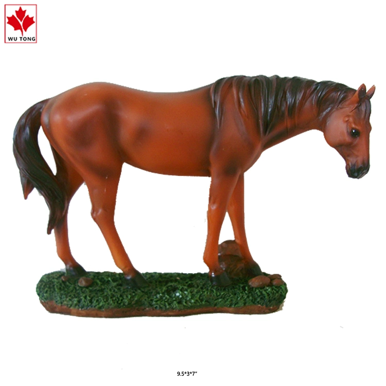 Office Decoration Resin Small Horses Statue for Sale