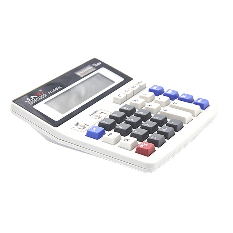 12 bit batería Solar Dual Power Calculadora de escritorio Oficina de negocios Calculadora