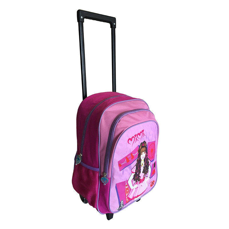 Kids School Bag Wheeled Backpack Trolley Bag Girl Lovely Bag