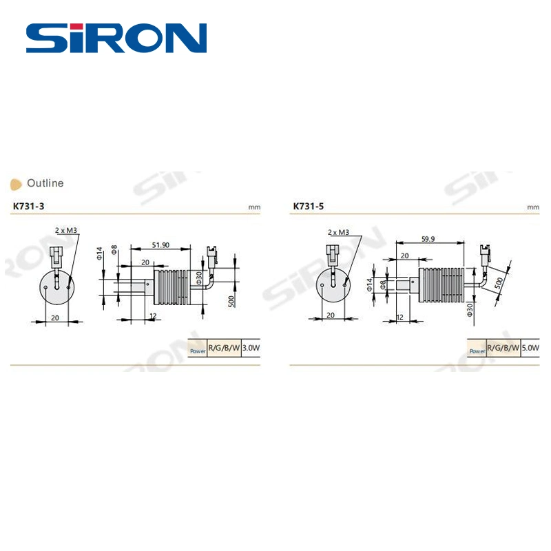 Siron K731 LED Coaxial Spot Light for Machine Vision