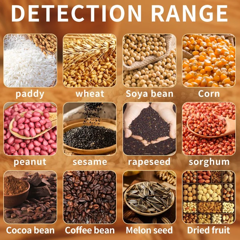 Coffee Bean Grain Seed Analyzer Moisture Measure Powder Grain Moisture Meter for Food