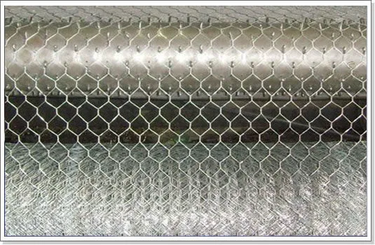 Hexagonal malla de alambre galvanizado para la construcción