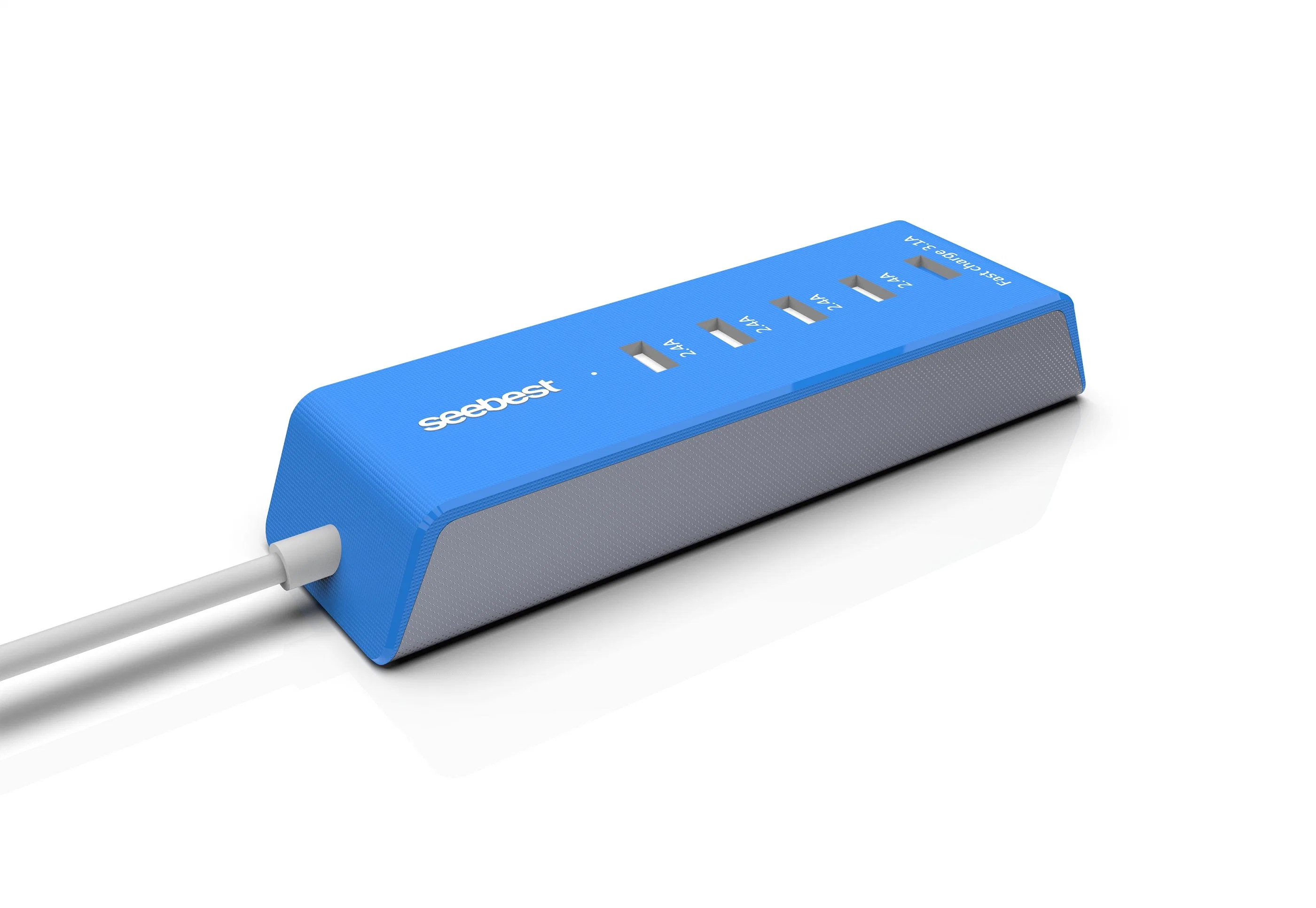 Super vitesse à 5 Gbit/s 5 ports USB en plastique 3.1 Support pour Mac et Windows