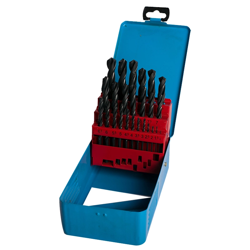 Fixtec 25PCS 118&deg; General Angle HSS 4241 DIN338 Drill Bits Set Combination