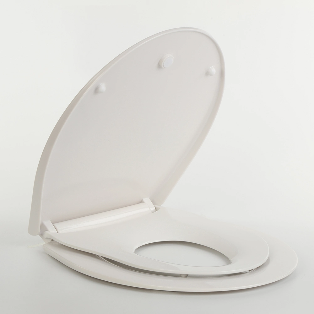 Sample Customization Elongated Toilet Seat with Cover (Oval) Quiet Close with Baby Seat