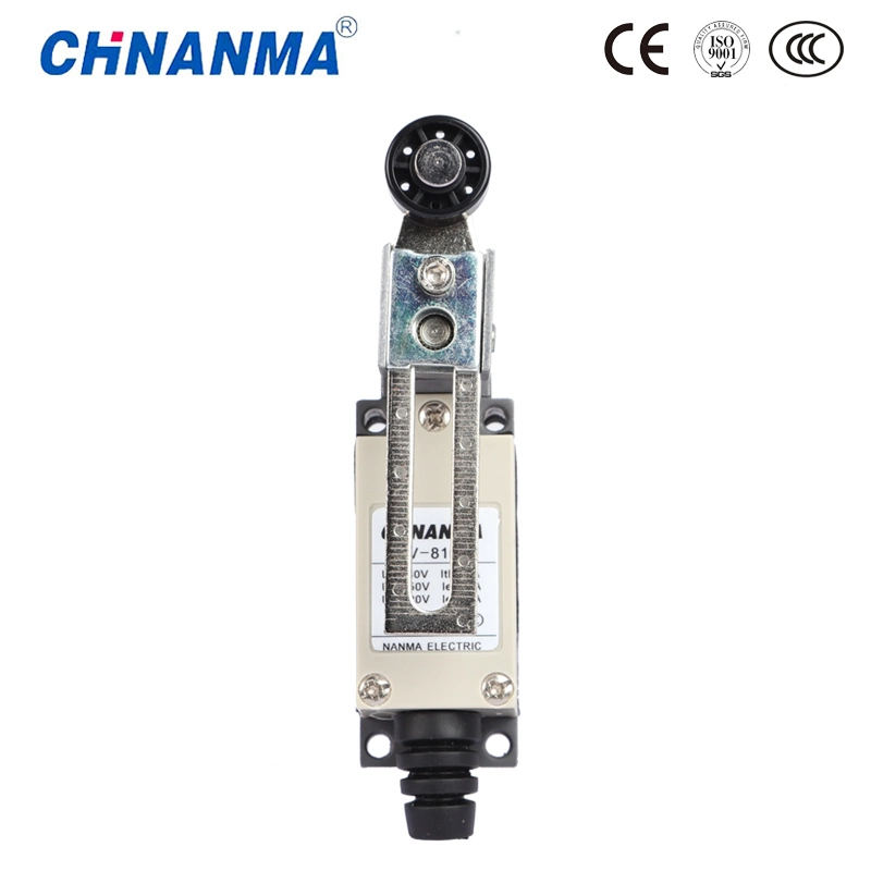 380VAC/15A D4V Series Waterproof with Plastic Stainless Steel Adjustable Rotary Lever Limit Switch