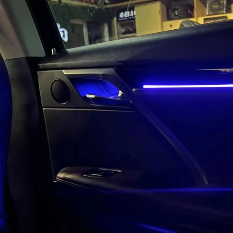 Adhesive Tape 12V Auto Interior Decorative Car Door Handles LED Ambient Light