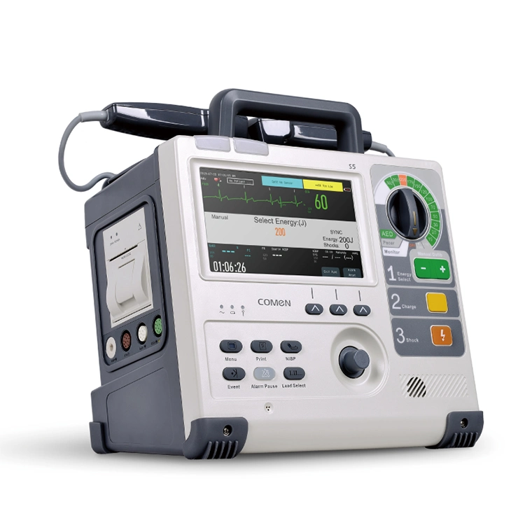 New Style Hospital Equipment ICU Room Portable Defibrillator