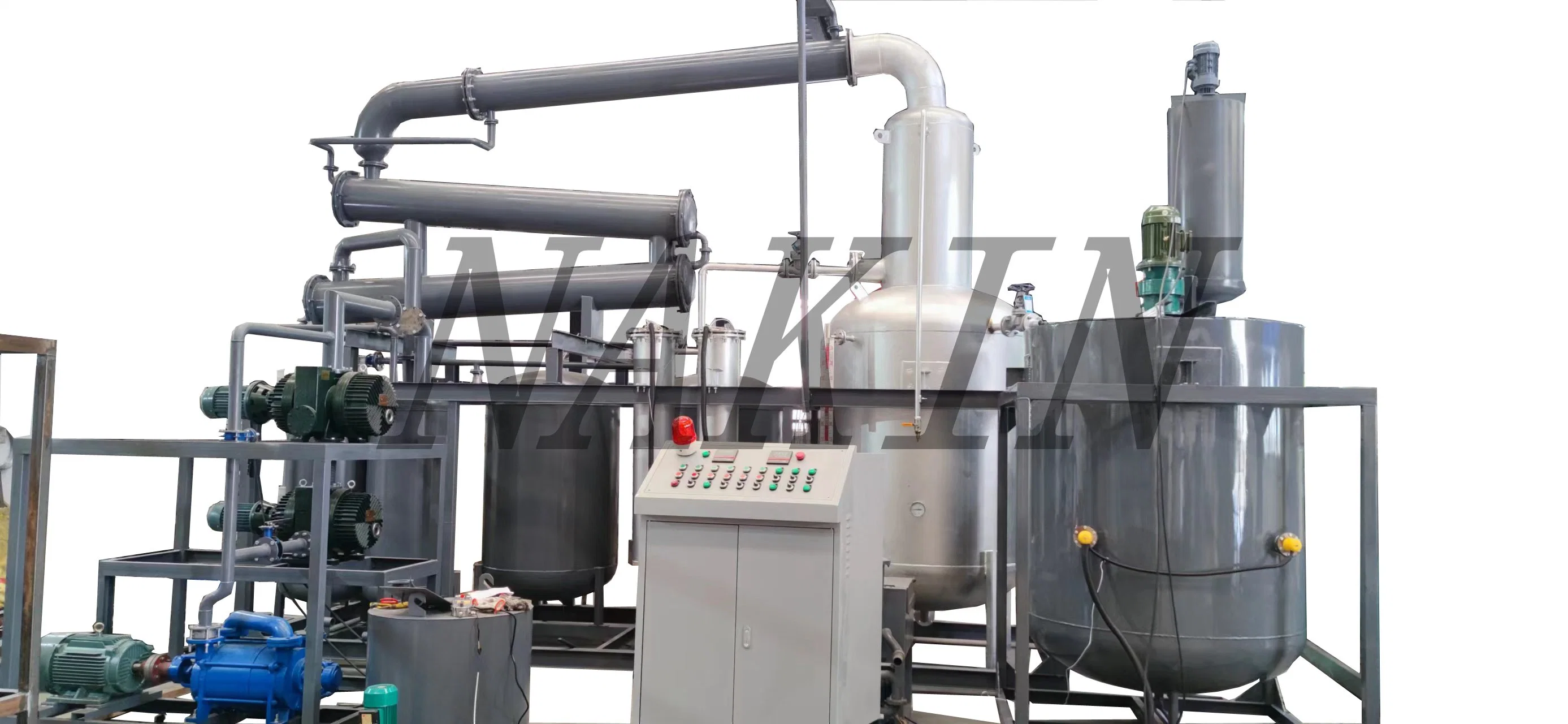 Waste Car Engine Oil Vacuum Distillation Machine to Get Base Oil