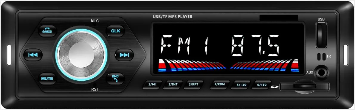 Rendimiento de alta calidad/alto costo de audio de coche reproductor de MP3 con pantalla LCD USB Bluetooth