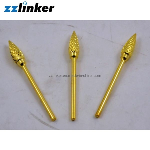 Lk-P21-1 Golden HP Low Speed Dental Tungsten Carbide Cutters Bur