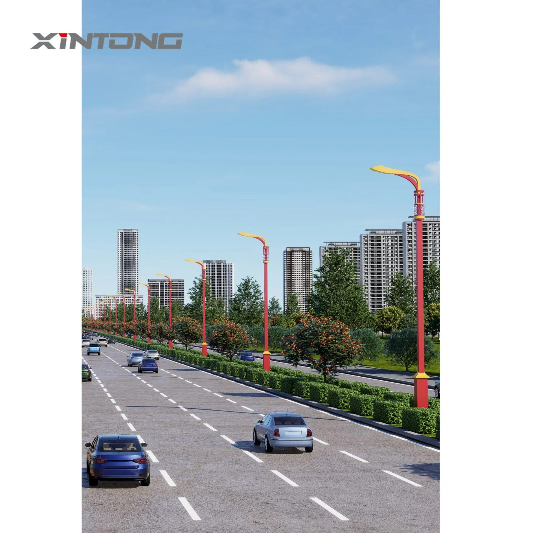 Good Price 3000K-5000K Square Xintong Carton Box 14lm/W Road LED Lights Light