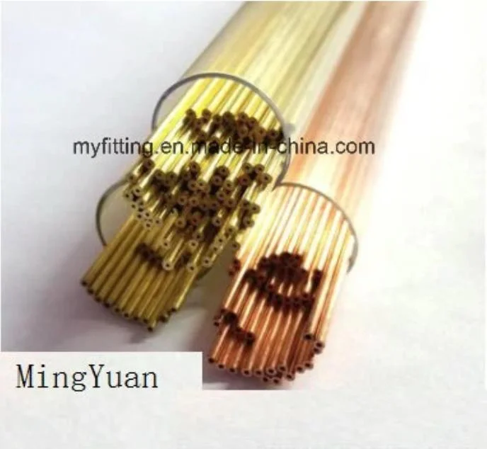 Customized Seamless Polished Capillary Flexible Brass Hollow Round Tube Pipe