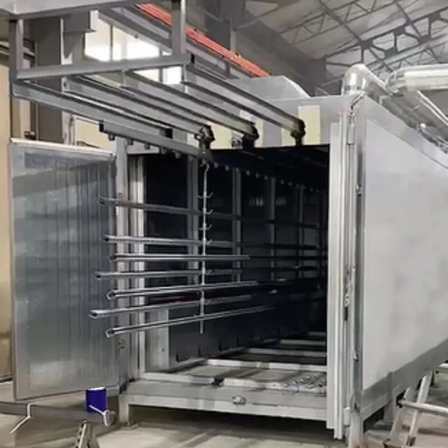 Manual Electrostatic Powder Coating Painting Line with Overhead Tracks Converyor