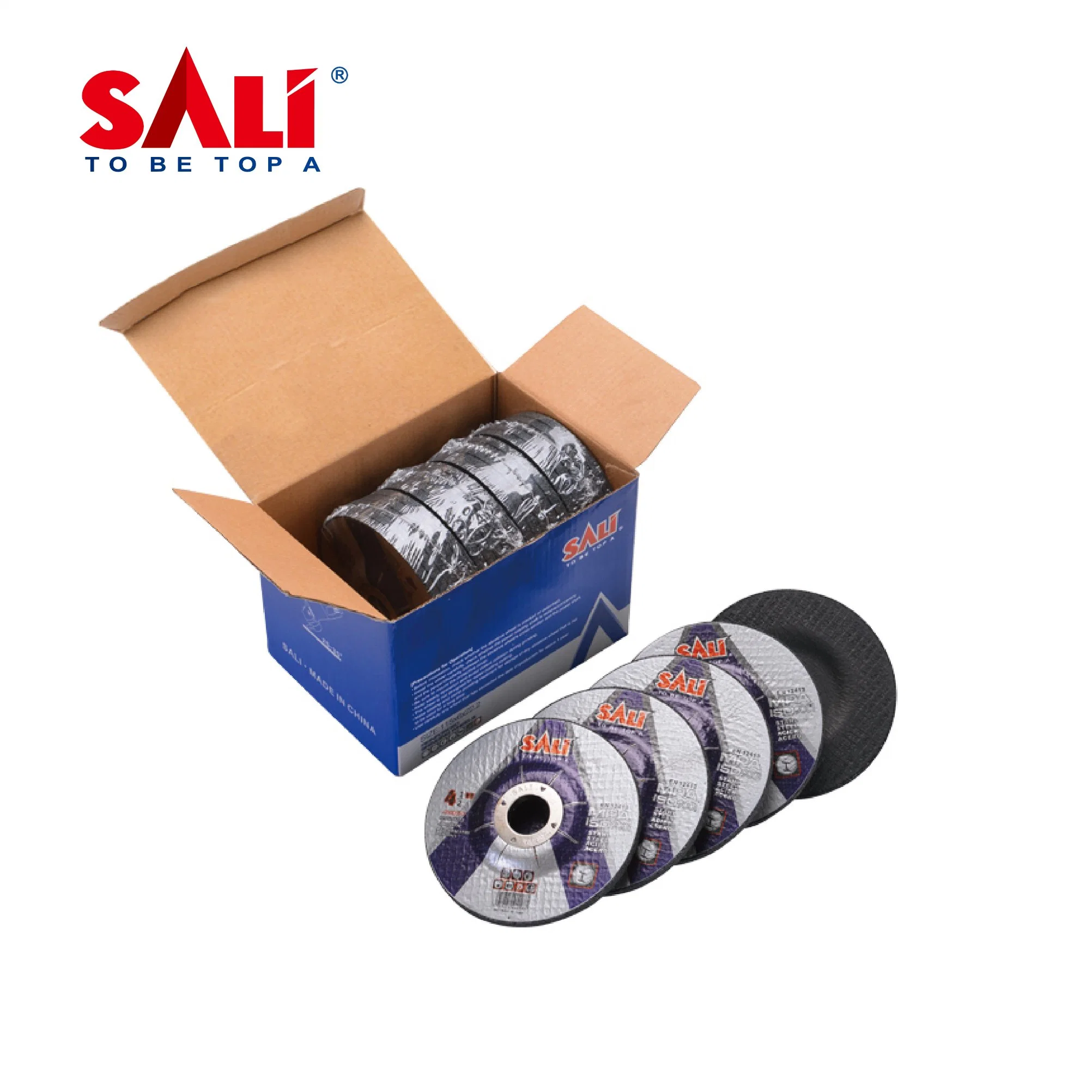 Sali 4.5&prime; &prime; 115*6*22.2 T27 Grinding Disc Wheel for Metal Inox with MPa Certificate