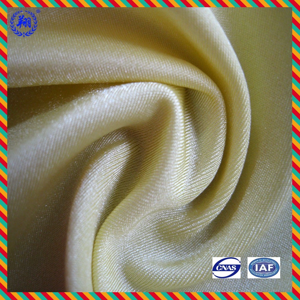 Custom Nylon Spandex Shiny Knitted Fabric for Swimwear/Shirt