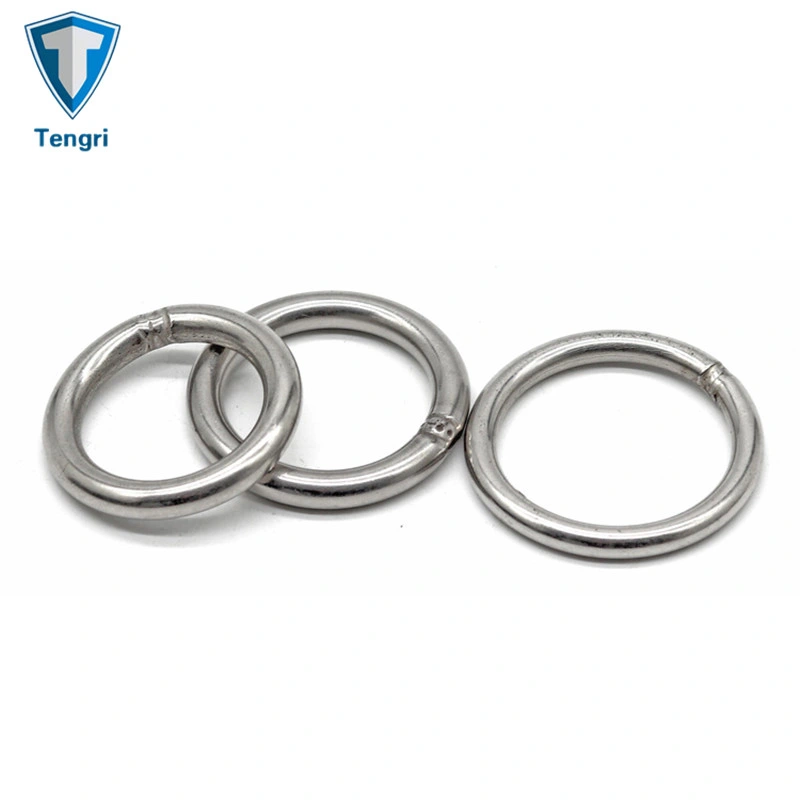 316L Stainless Ring 3mm Solid Circle Round Metal Welded Round Ring O Ring