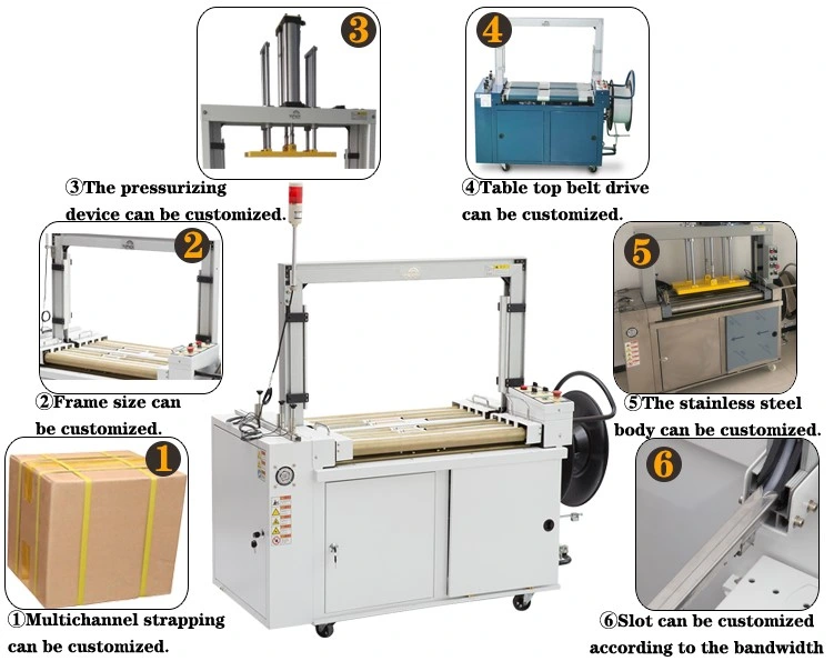 Udb-102A Arch Belt Bale Banding Strapping Machine