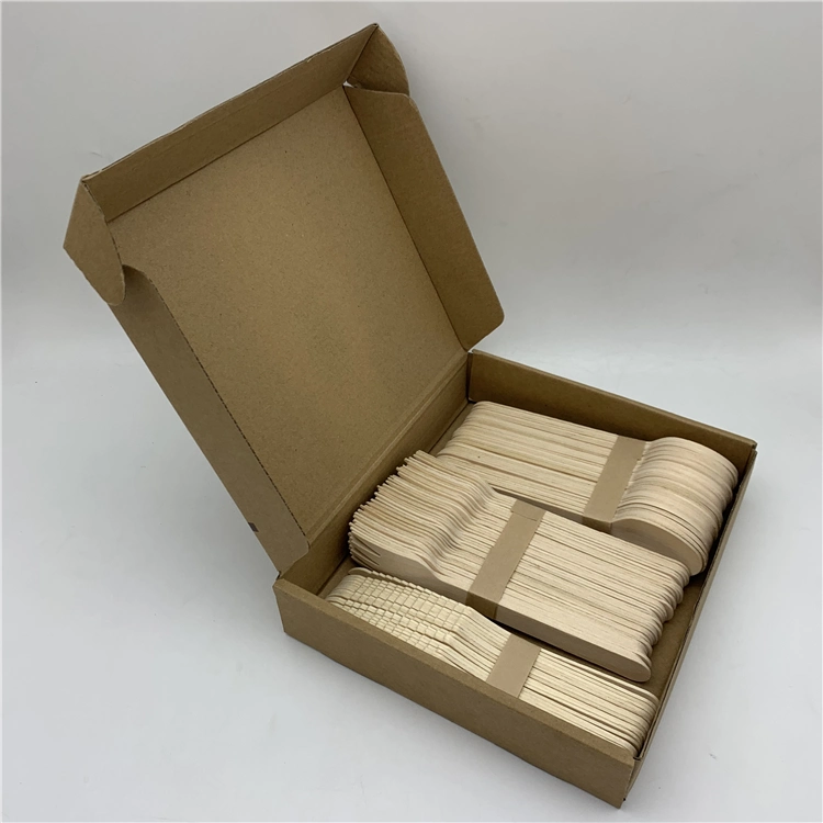 Biodegradable Bulk Birch Wood Wooden Cutlery Set