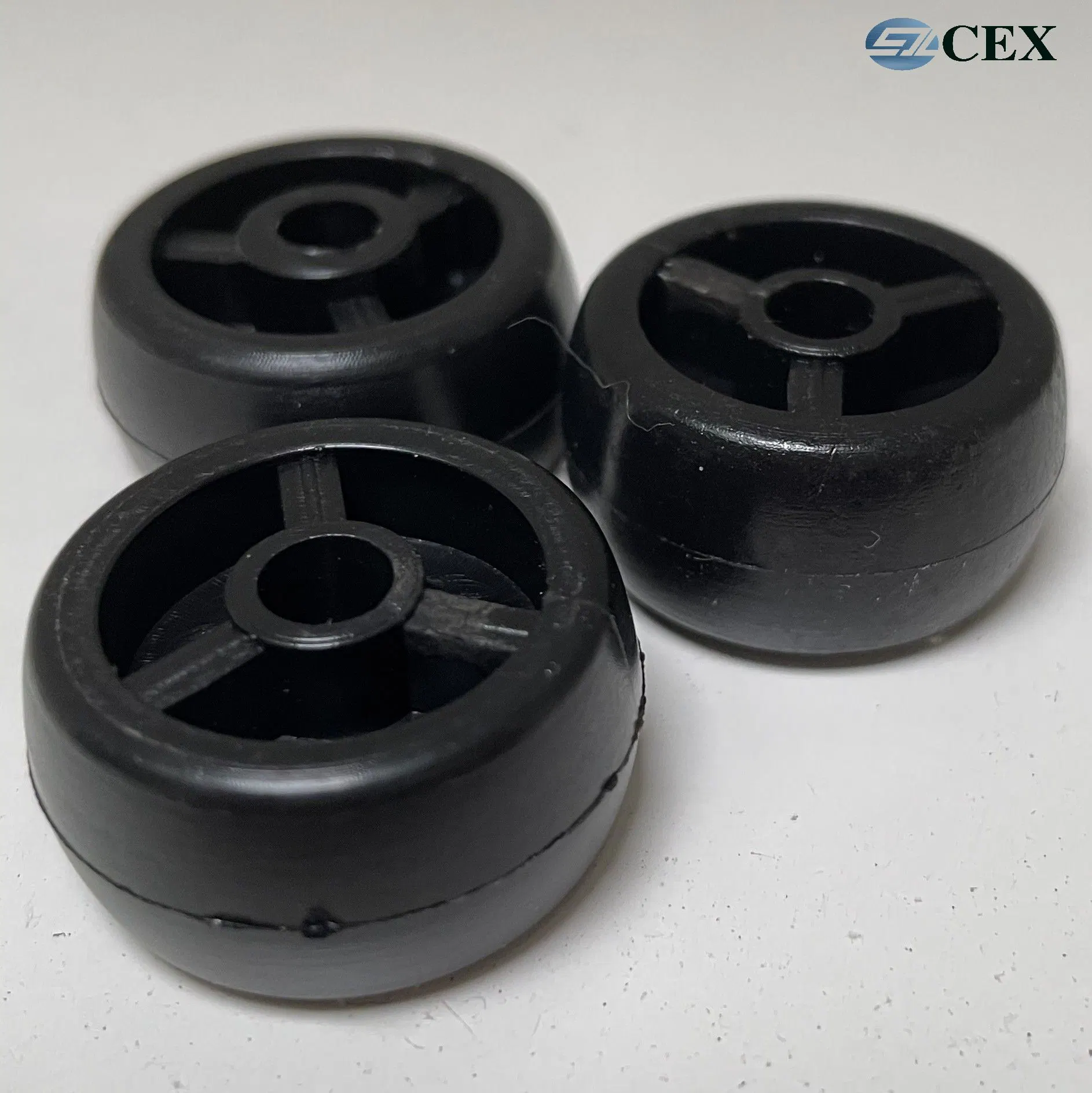 Solid Rubber and Plastic Electroplating Package Ride on Car Toy Injection Wheels