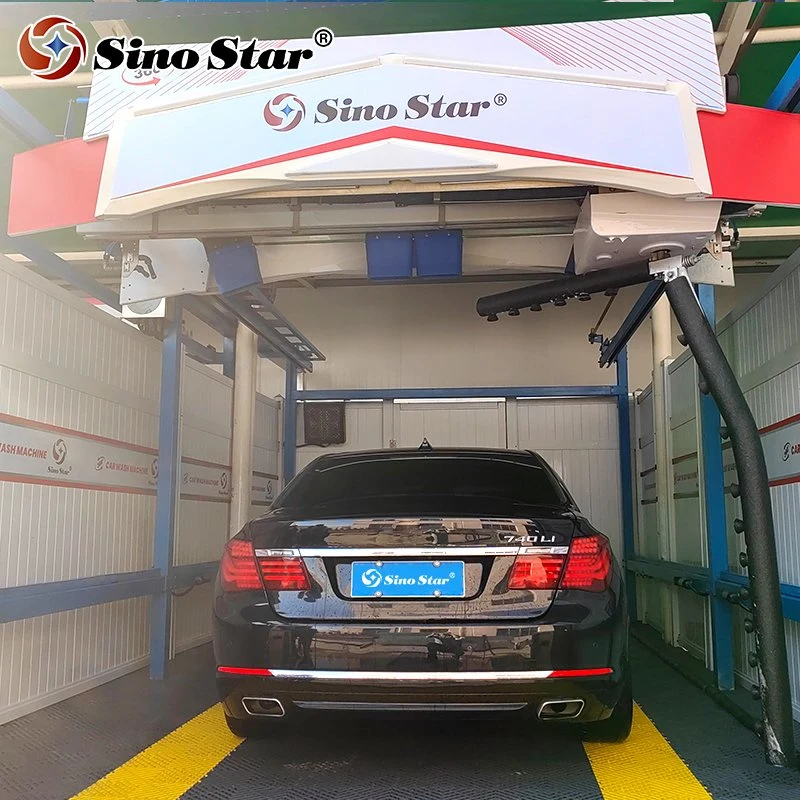 4-7min/Car, 8 Hours 100 Cars Automatic Touch Free Car Wash Equipment for Russia Gas Station and Free Customize Power