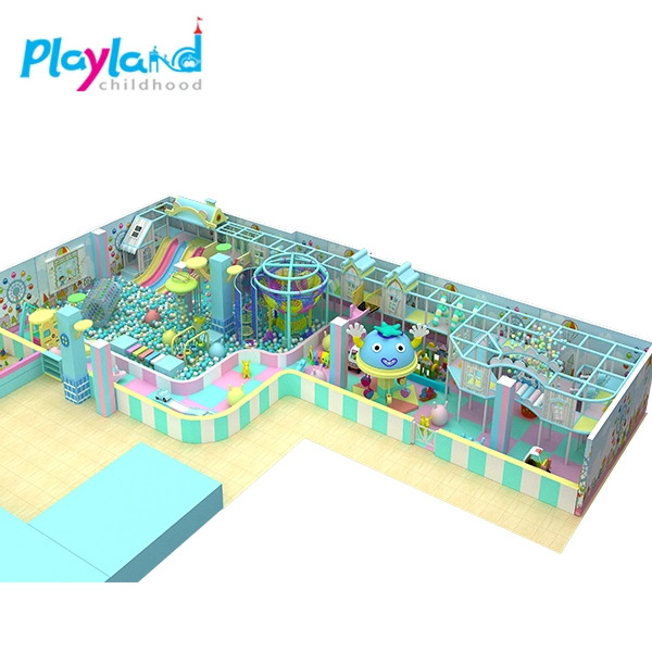 Hot Selling Large Scale Indoor Playground with Multi-Functional Rides for Children's Combined Playground