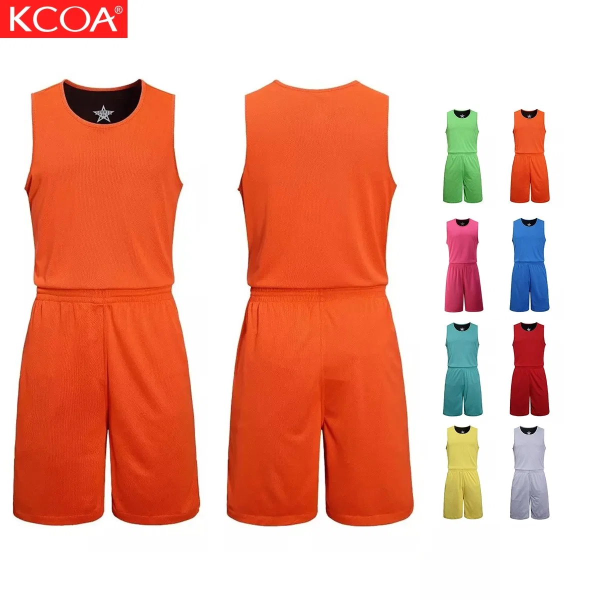 2021 Kcoa Wholesale/Supplier High quality/High cost performance Reversible Breathable Man Basketball Shorts