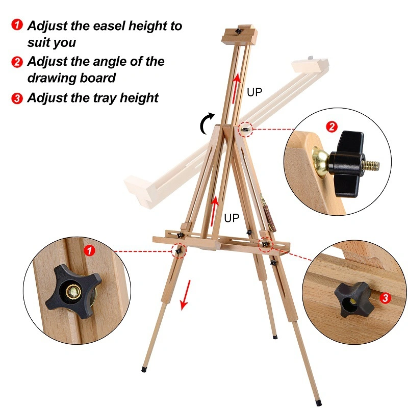 Amazon Hot Sale Holz Künstler Easel Display stehen für Malerei