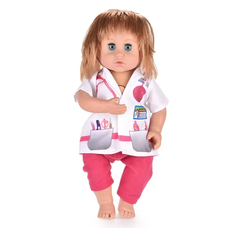 Children Intellectual Simulated Baby Shape Role Play Eduacational Creatively Toys 16 Inch Cotton Body Four Doll Female Medical Equipment