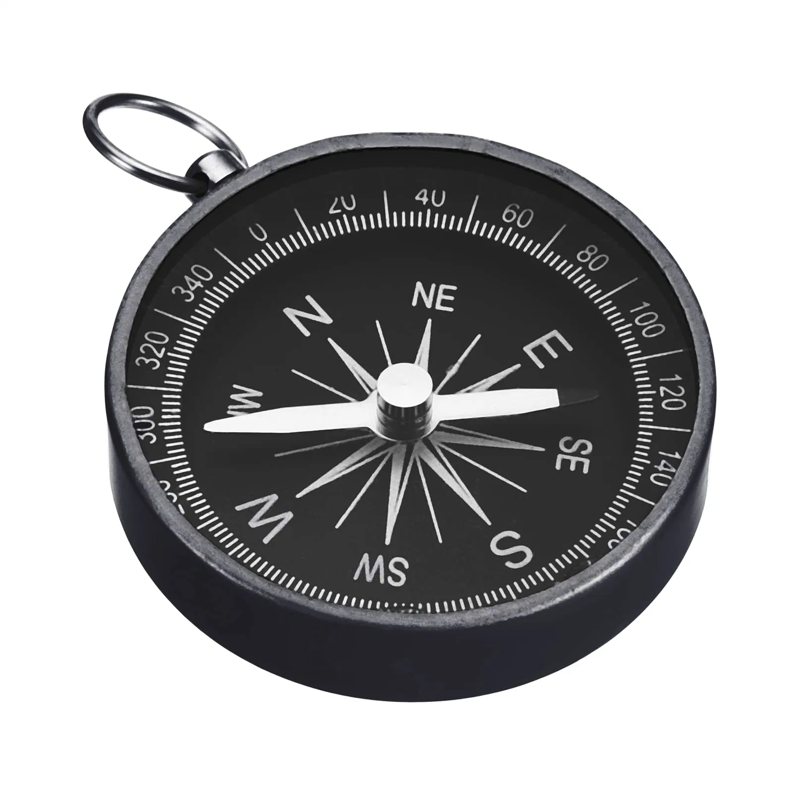 Key Ring Outdoors Camping Hiking Survival Sports Navigation Pocket Compass