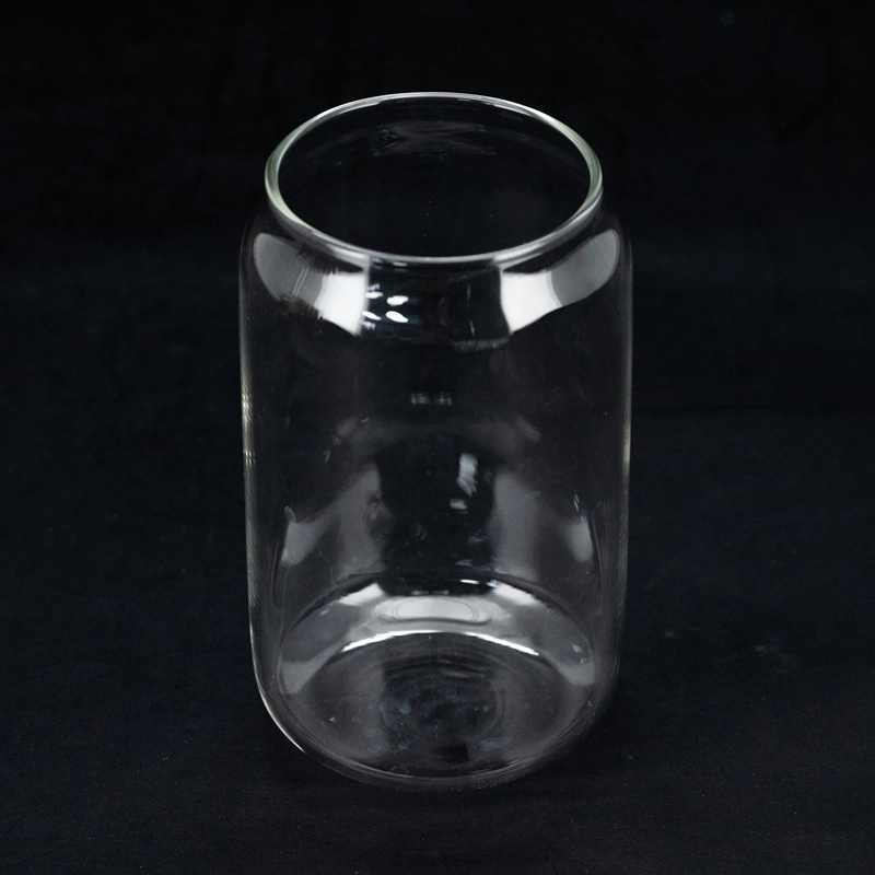 Wholesale/Supplier Unique Custom 430ml Borosilicate Stemless Beer Can Shaped Glass