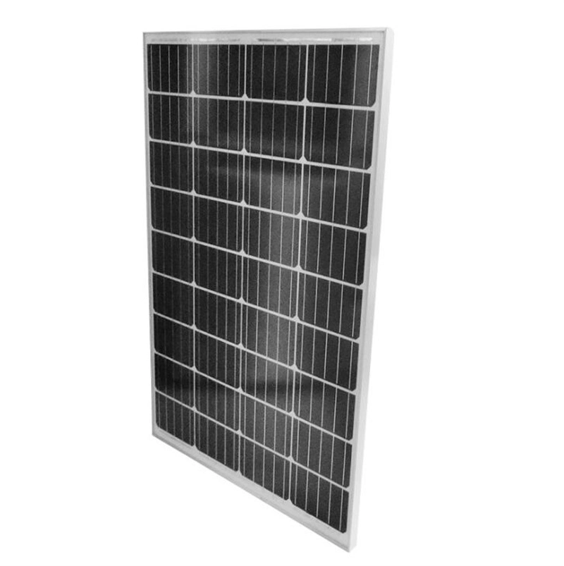 Monocristal Siliconsolar Paneles de aleación de aluminio Marco célula de cristal simple
