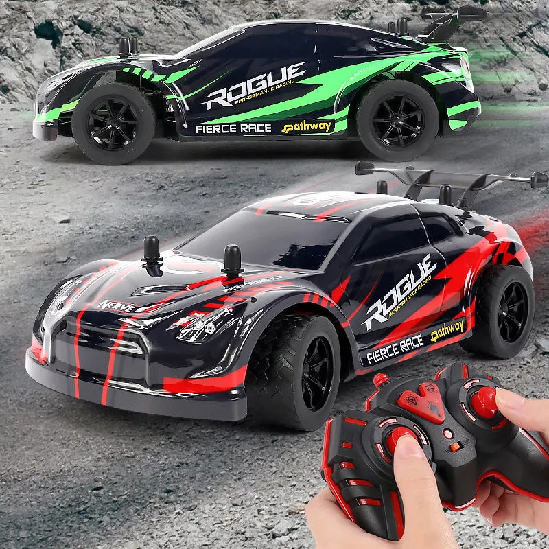 RC Car Cool Toy Car 2.4G Radio Remote Control Racing Buggy 4WD Drift Climb off-Road Gift for Boys Birthday High Speed