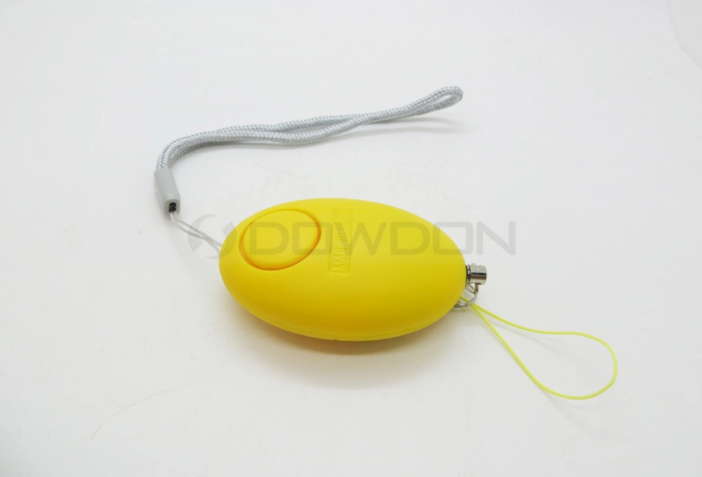 Factory Price Multi Color Egg Shape Lady Personal Alarm with Belt for Handbag