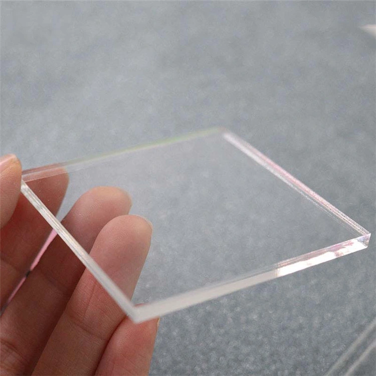 \Elenco de cristal transparente Plexiglas Plástico Acrílico Sólido de cor para o Material de Construção/Exibir