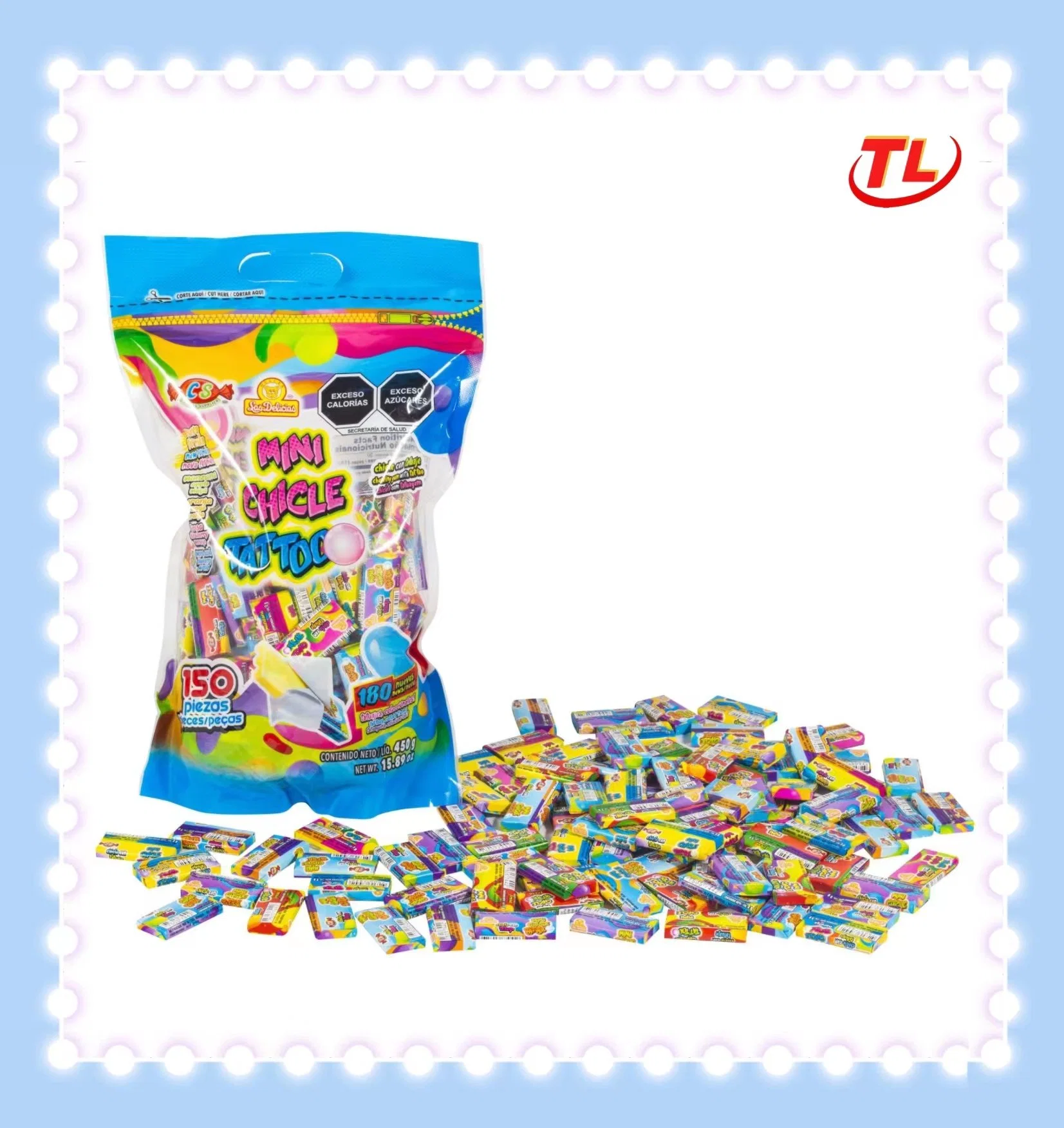 Wholesale/Supplier Good Tasted Chewing Gum Bubble Gum Candy with Mint Flavor