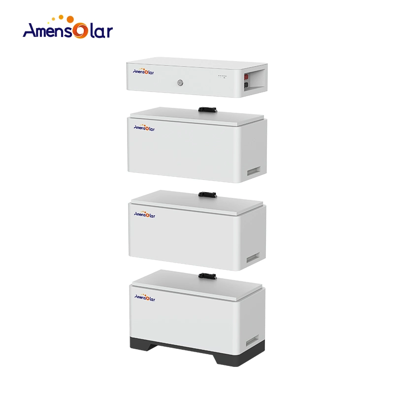 Amensoalr Energy Storage 30kwh 20kwh 10kwh Lithium Battery Stacked Battery Solar Energy Storage Low Voltage Battery