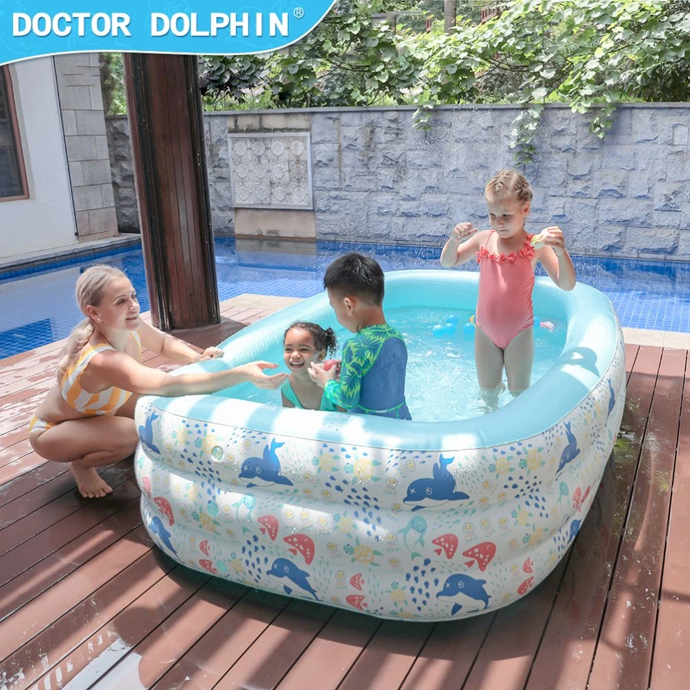 High quality/High cost performance  Water Park Games Large Rectangular Metal Frame Swimming Pool for Kids and Adults