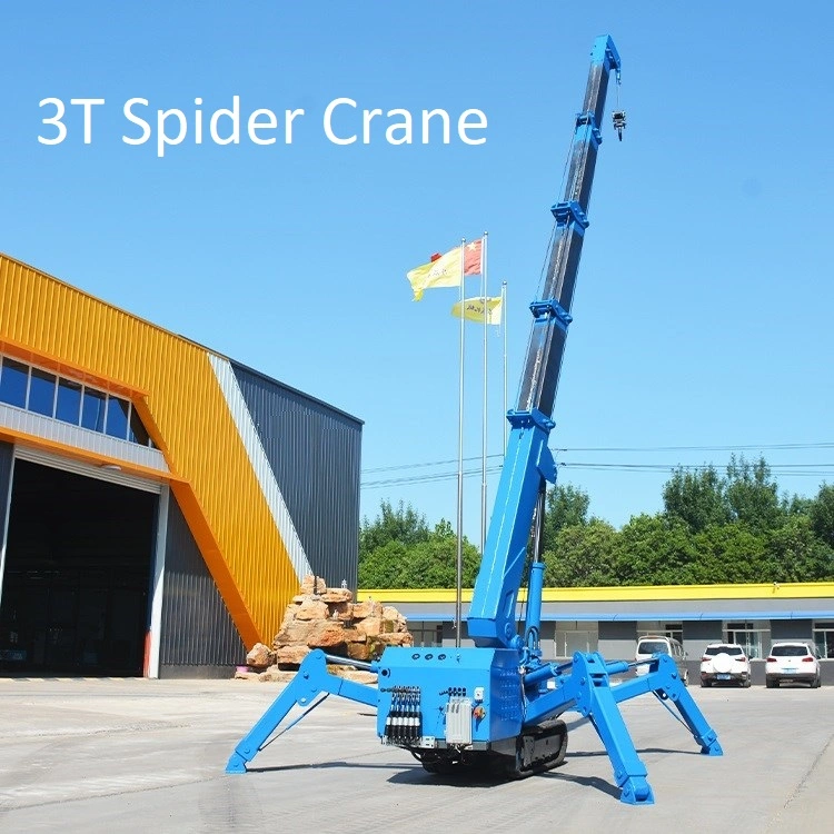 Narrow Space Small Hydraulic Mobile Spider Crawler Crane Mini Cranes Machine