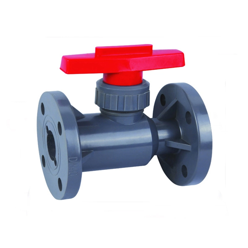 Top Quality Chemical Industry PVDF Flange Type Ball Valve