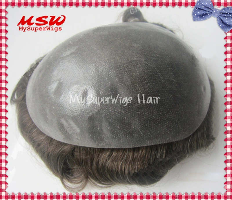 Best-Durable Injection Hair Clear-Thin-Poly Base Hair System Made-of Remy-Human-Hair