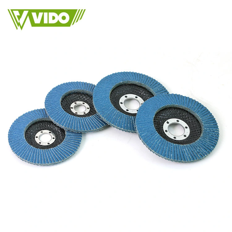 Vido Calcined Zirconium Abrasive Flap Disc for Stainless Steel and Steel Grinding