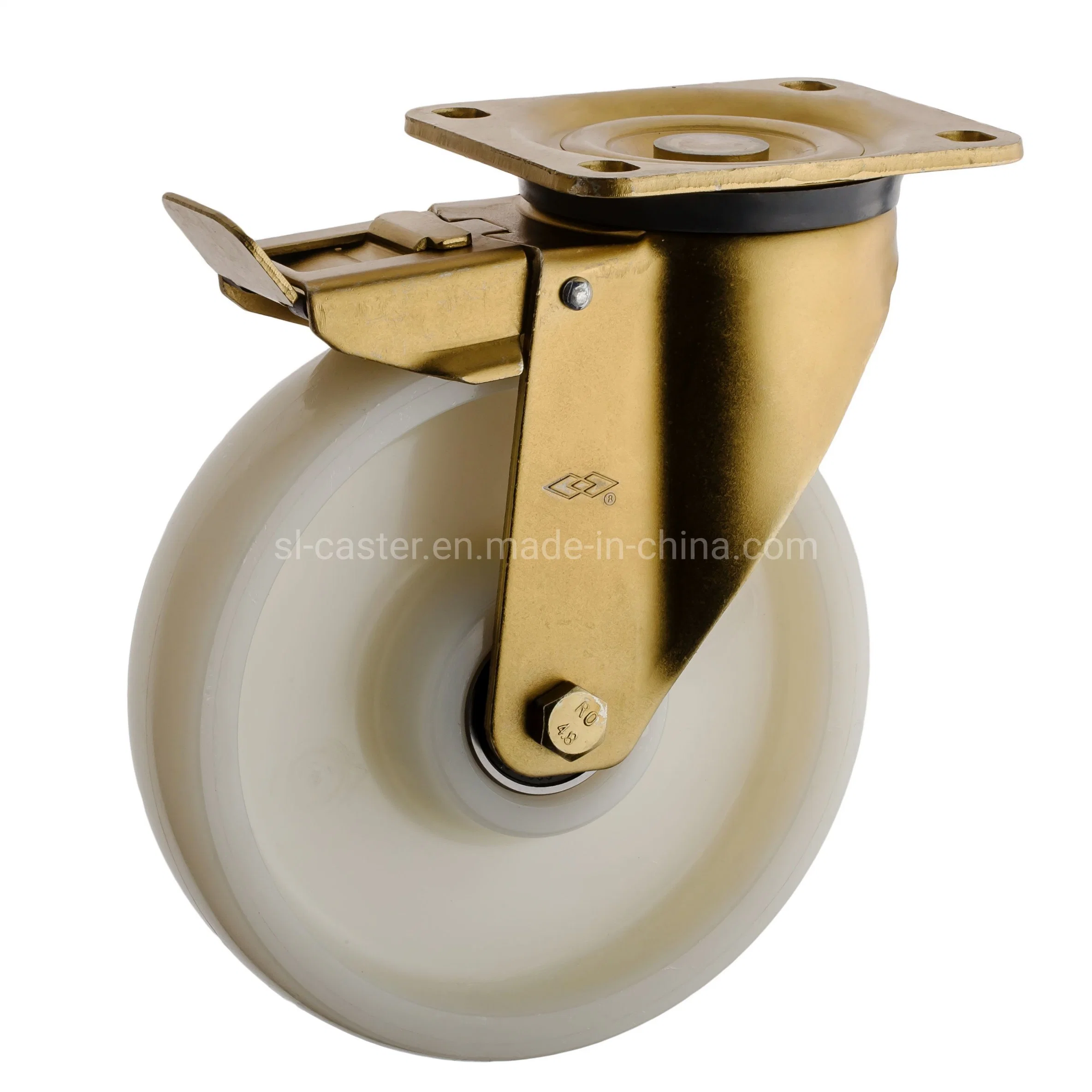 200mm Fixed Type 1 Ton Heavy Duty Nylon Wheel