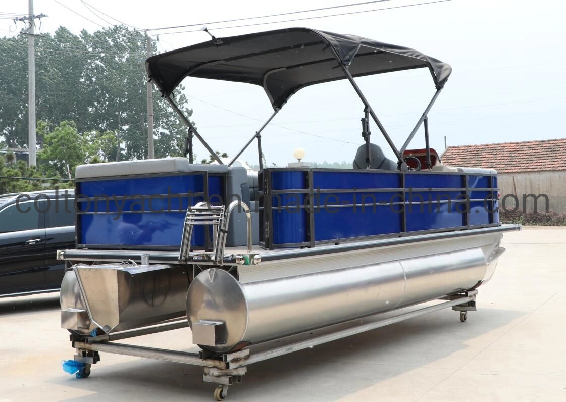 Luxury Aluminum Fishing Pontoons Boat for Sale