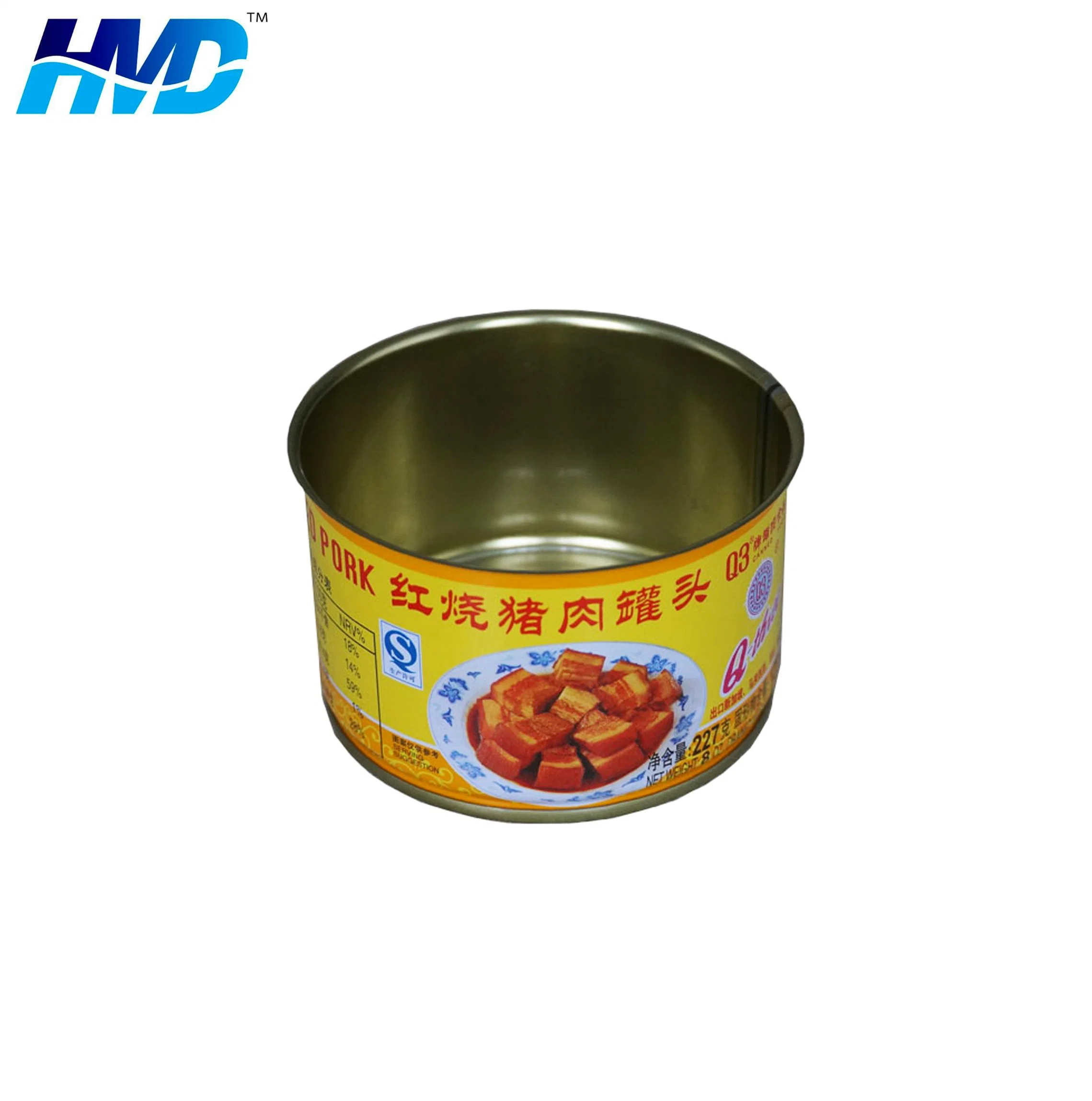 853# Wholesale Sale Tin Can Food Can for Pork Meat Paste Food Canned Can