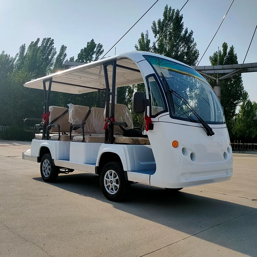 Neues Design 8 Sitze Shuttle Bus Sightseeing Auto mit LED Scheinwerfer