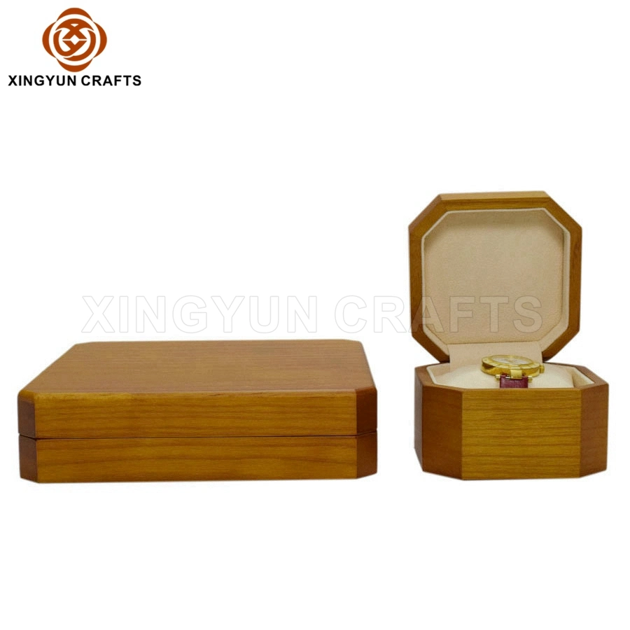 Maple Matte Wooden Lacquered Watch Bagnle Pillow Package Box Customzied Wood Jewelry Perfume Coin Medal Package Box