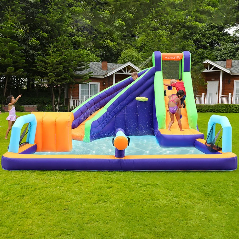 Customized Inflatable Bouncy Castle with Water Slide, Inflatable Jumping Castle, OEM Inflatable Castle for Sale