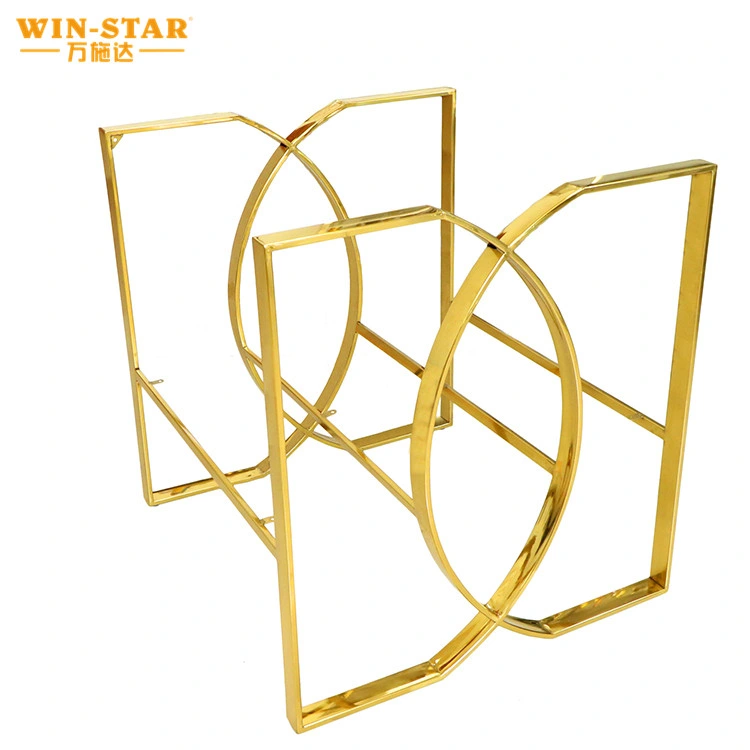 Windar Noble elegante silla de oro reposabrazos estructura estable base de sofá Soporte