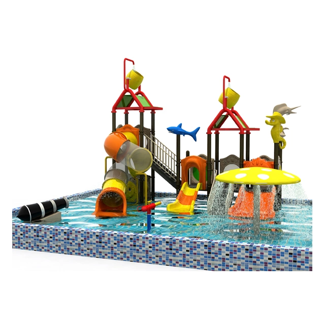 Amusement Kids Water Theme Park Equipment Outdoor Swimming Pool Slide